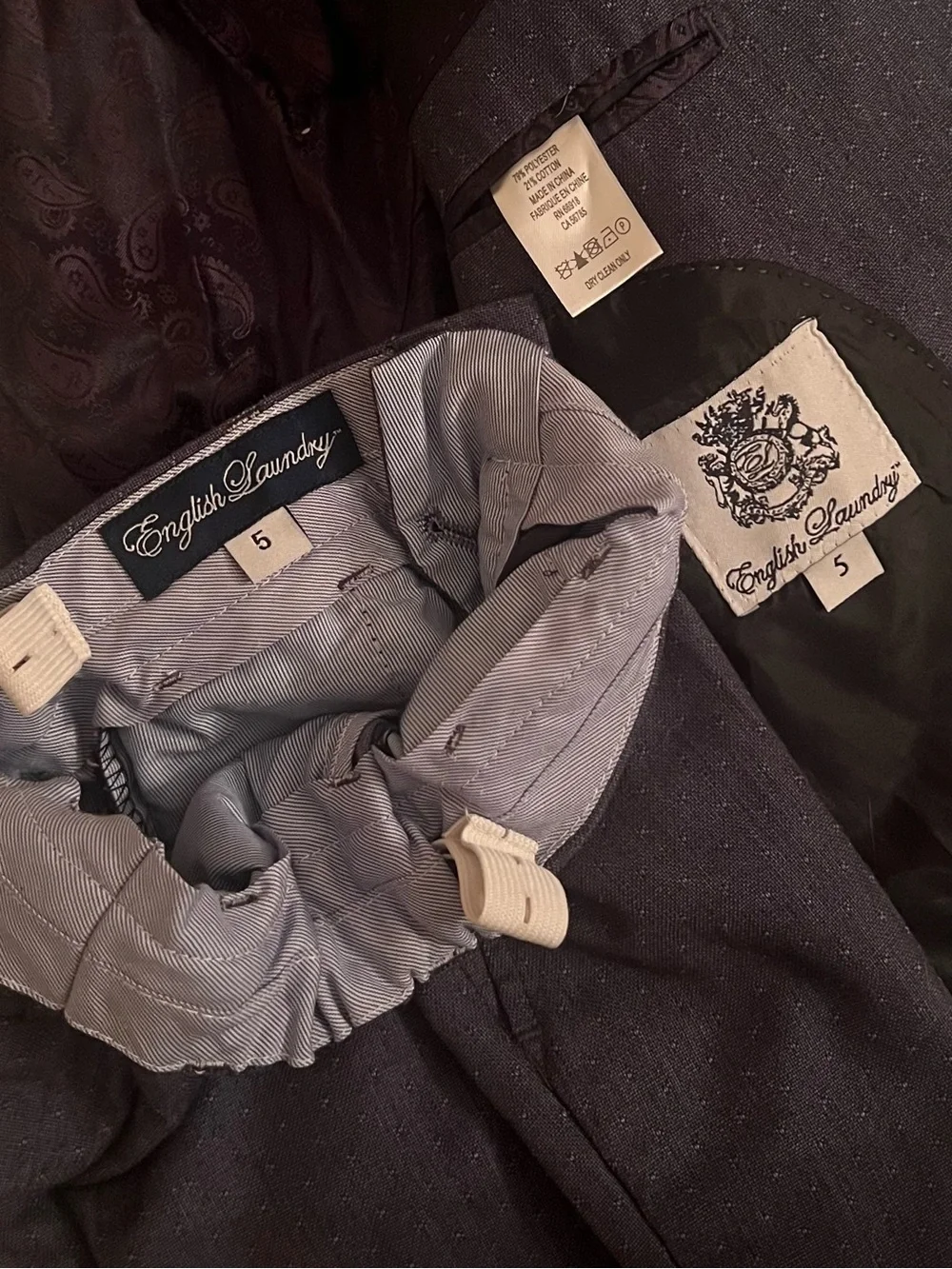 English Laundry tailored two